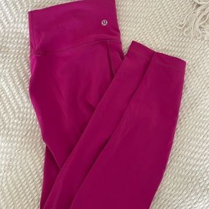 Lululemon wunder train high waist 28” leggings